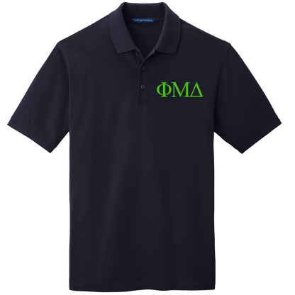 Phi Mu Delta  Men's Embroidered Polo Shirt