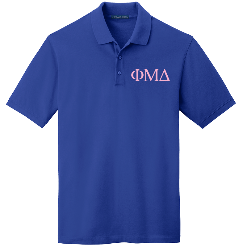 Phi Mu Delta  Men's Embroidered Polo Shirt