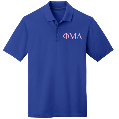 Phi Mu Delta  Men's Embroidered Polo Shirt