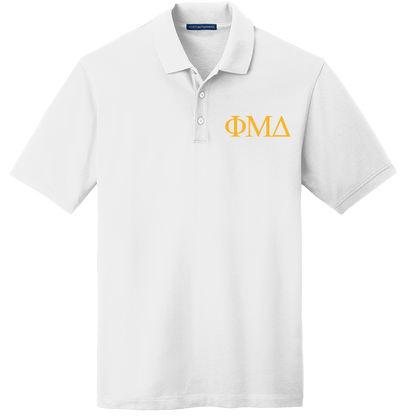 Phi Mu Delta  Men's Embroidered Polo Shirt