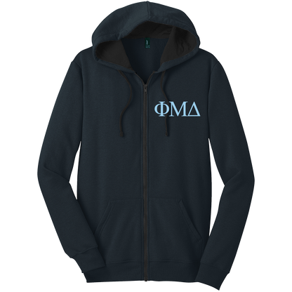 Phi Mu Delta  Zip-Up Hooded Sweatshirts