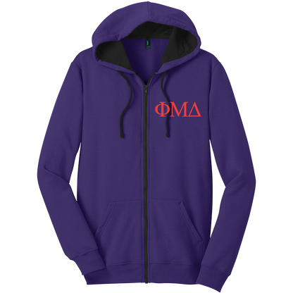 Phi Mu Delta  Zip-Up Hooded Sweatshirts