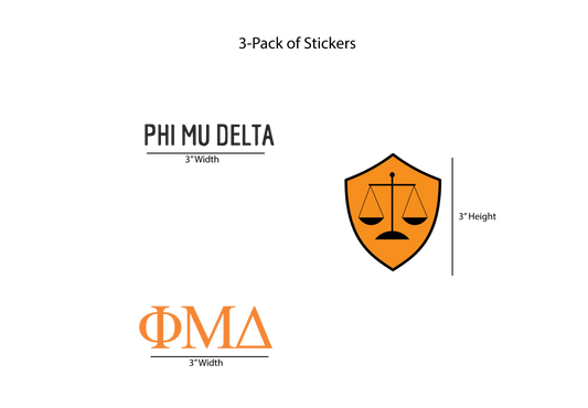 Phi Mu Delta Stickers