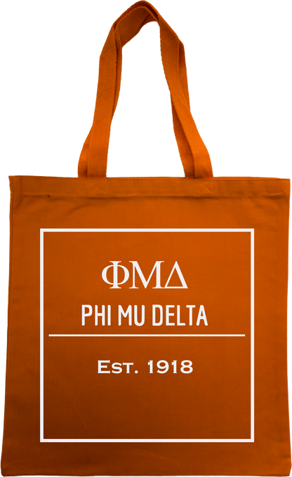 Phi Mu Delta Tote Bags