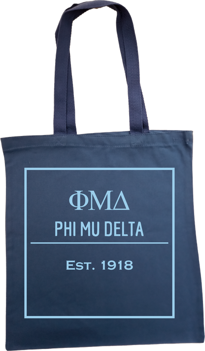 Phi Mu Delta Tote Bags