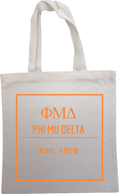 Phi Mu Delta Tote Bags