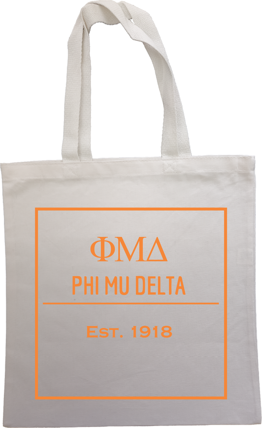 Phi Mu Delta Tote Bags