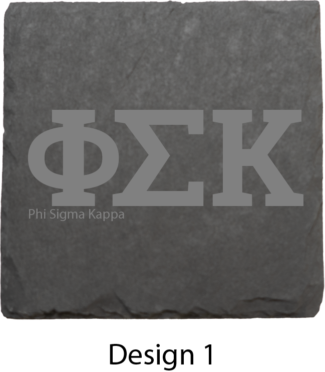 Phi Sigma Kappa Stone Coasters - 4-Pack