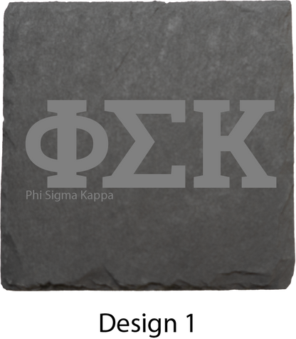 Phi Sigma Kappa Stone Coasters - 4-Pack