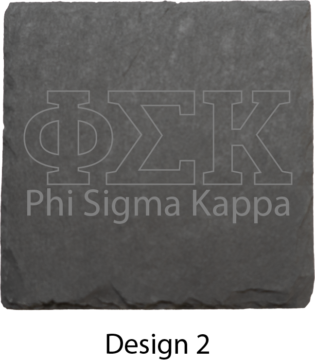 Phi Sigma Kappa Stone Coasters - 4-Pack