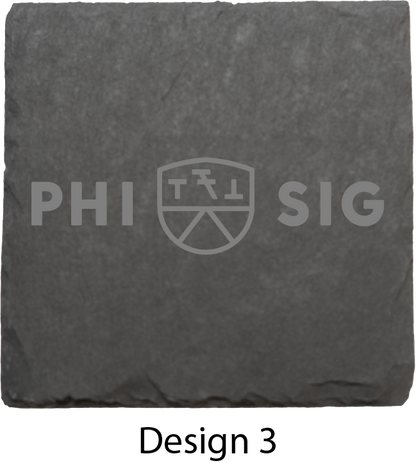 Phi Sigma Kappa Stone Coasters - 4-Pack