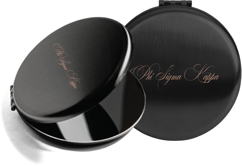 Phi Sigma Kappa Script Pocket Mirrors