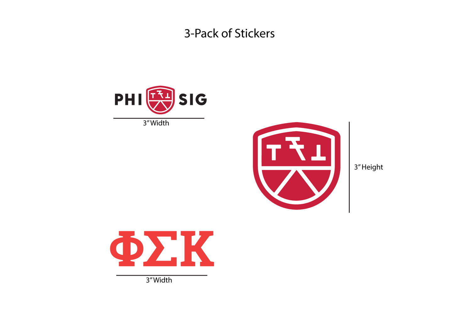 Phi Sigma Kappa Stickers