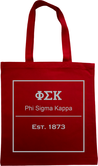 Phi Sigma Kappa Tote Bags