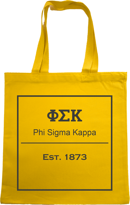 Phi Sigma Kappa Tote Bags