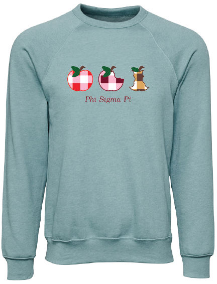 Phi Sigma Pi Apple Evolution Crewneck