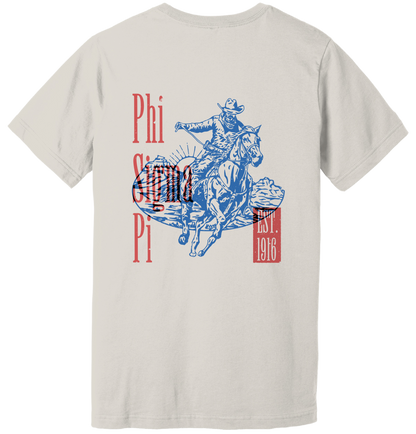 Phi Sigma Pi Cowboy Graphic T-Shirt