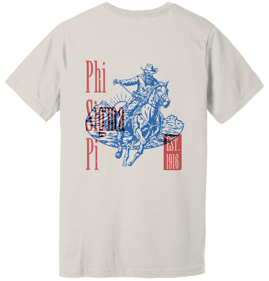 Phi Sigma Pi Cowboy Graphic T-Shirt