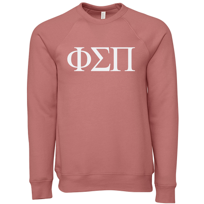 Phi Sigma Pi Lettered Crewneck Sweatshirts