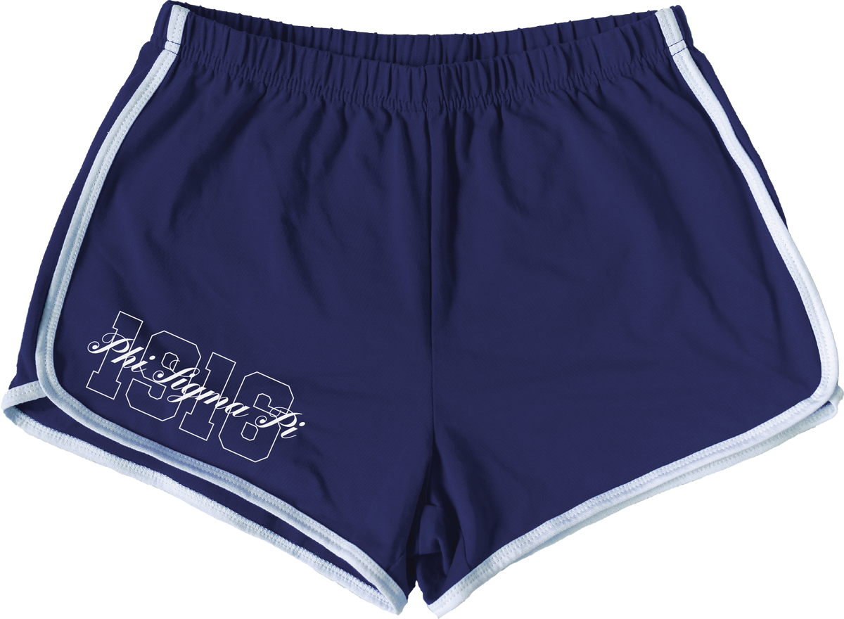 Phi Sigma Pi Year and Name Women's Shorts