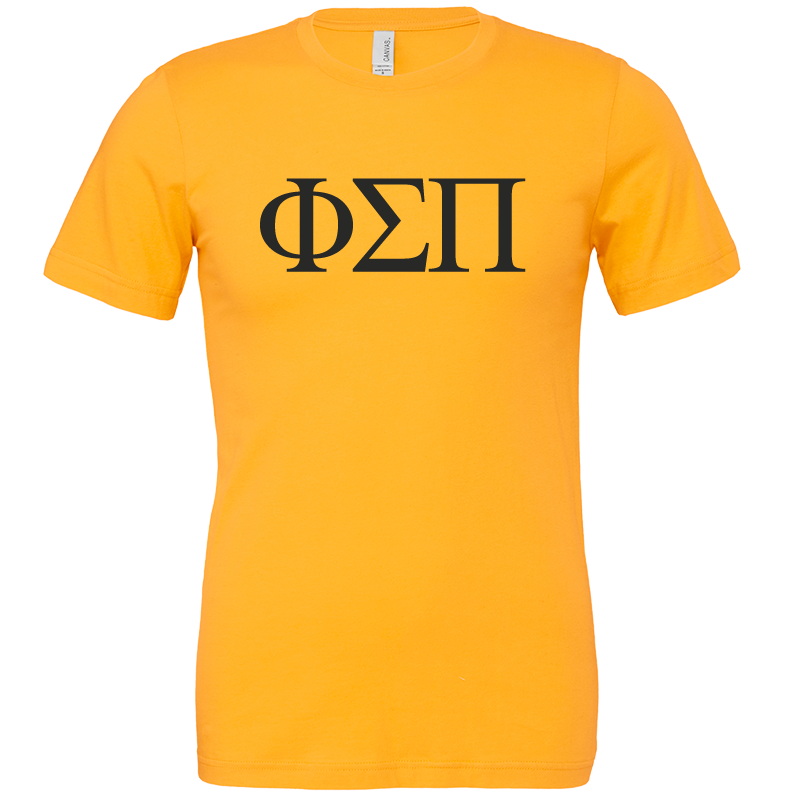 Phi Sigma Pi Lettered Short Sleeve T-Shirts