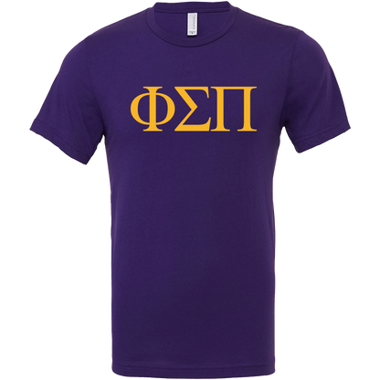 Phi Sigma Pi Lettered Short Sleeve T-Shirts