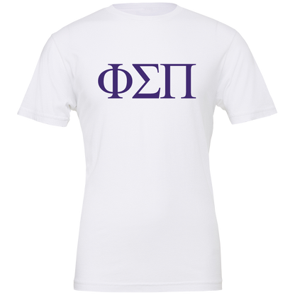 Phi Sigma Pi Lettered Short Sleeve T-Shirts