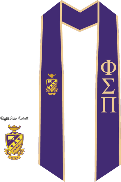 Phi Sigma Pi Graduation Stoles