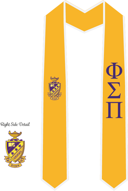 Phi Sigma Pi Graduation Stoles