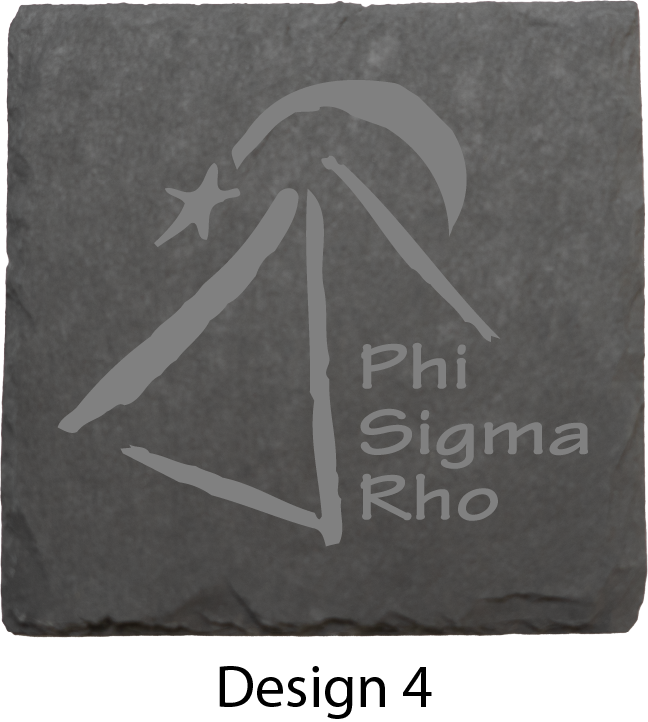 Phi Sigma Rho Stone Coasters - 4-Pack