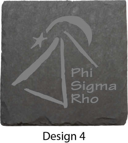 Phi Sigma Rho Stone Coasters - 4-Pack