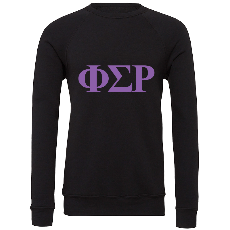 Phi Sigma Rho Lettered Crewneck Sweatshirts