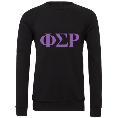 Phi Sigma Rho Lettered Crewneck Sweatshirts