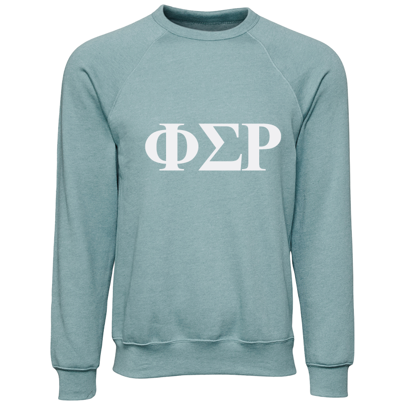 Phi Sigma Rho Lettered Crewneck Sweatshirts