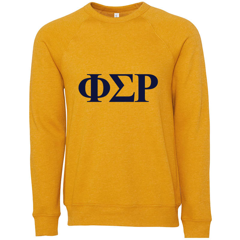 Phi Sigma Rho Lettered Crewneck Sweatshirts