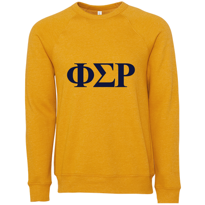 Phi Sigma Rho Lettered Crewneck Sweatshirts