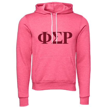 Phi Sigma Rho Lettered Hooded Sweatshirts