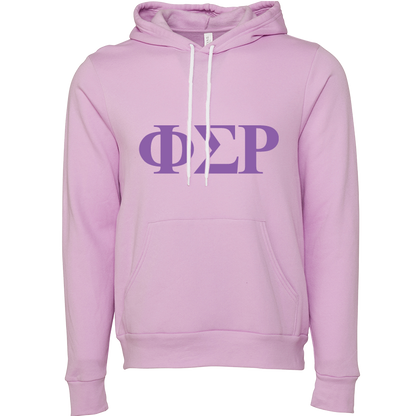 Phi Sigma Rho Lettered Hooded Sweatshirts