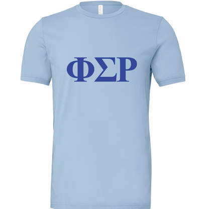 Phi Sigma Rho Lettered Short Sleeve T-Shirts