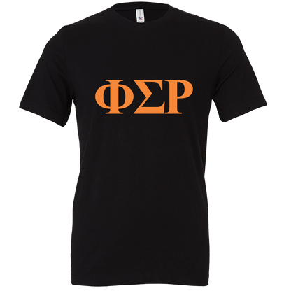 Phi Sigma Rho Lettered Short Sleeve T-Shirts