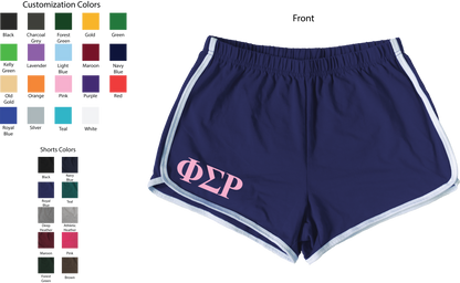 Phi Sigma Rho Lettered Women's Shorts