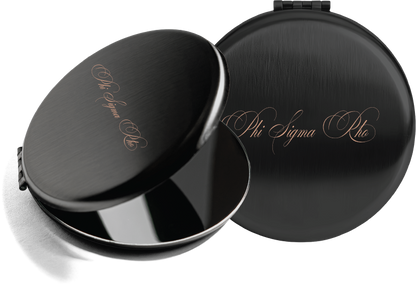 Phi Sigma Rho Script Pocket Mirrors