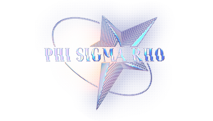Phi Sigma Rho Pink Chrome Graphic Hoodie