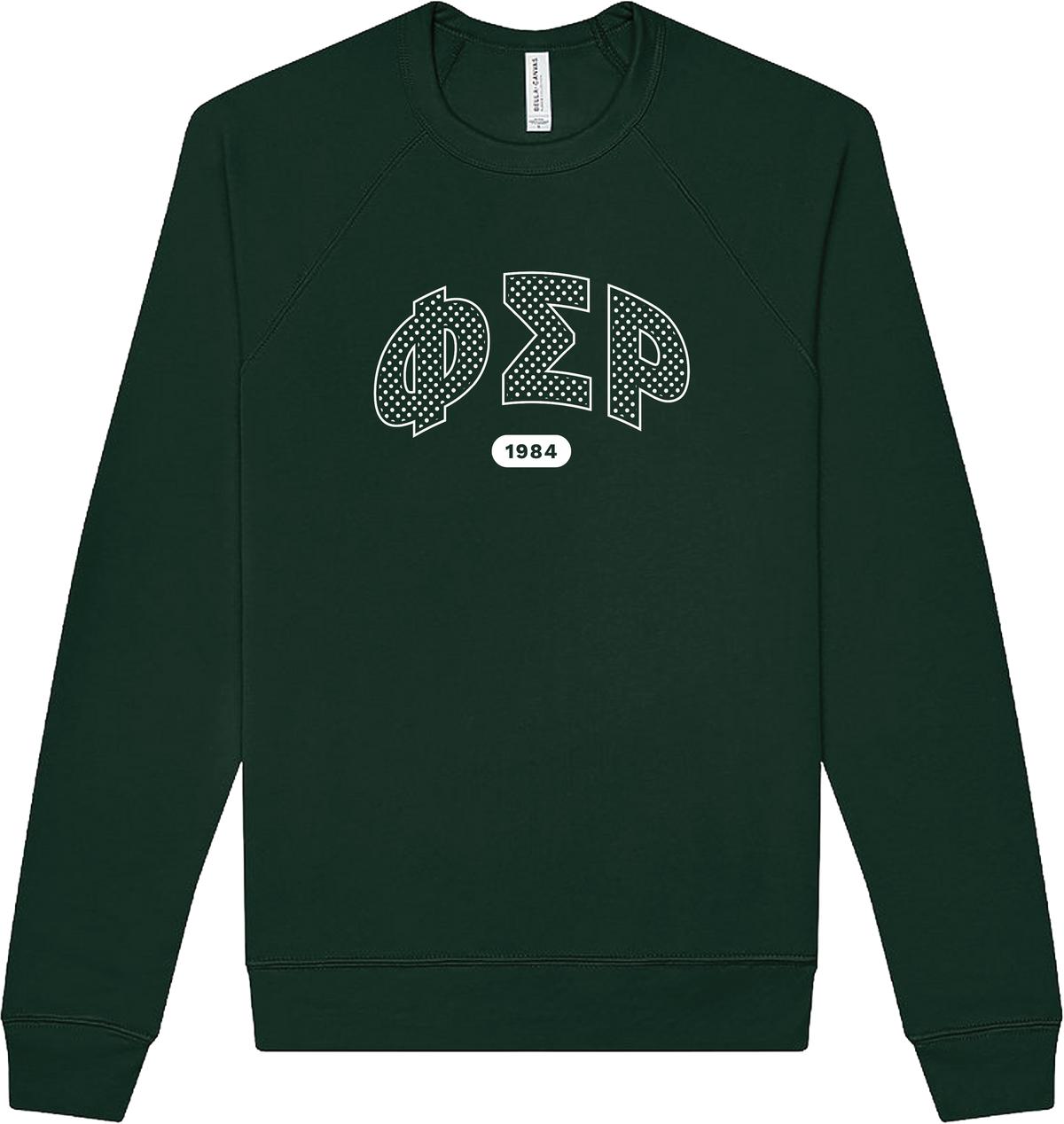 Phi Sigma Rho Varsity Polka Dot Crewneck