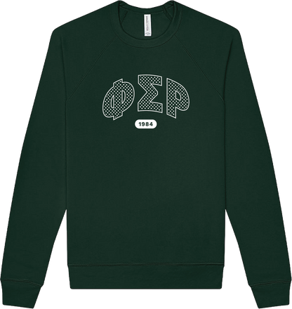 Phi Sigma Rho Varsity Polka Dot Crewneck