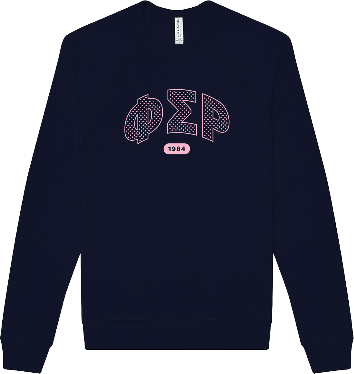 Phi Sigma Rho Varsity Polka Dot Crewneck