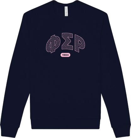Phi Sigma Rho Varsity Polka Dot Crewneck
