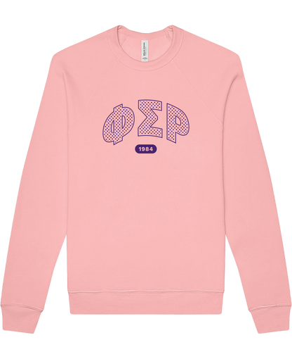 Phi Sigma Rho Varsity Polka Dot Crewneck