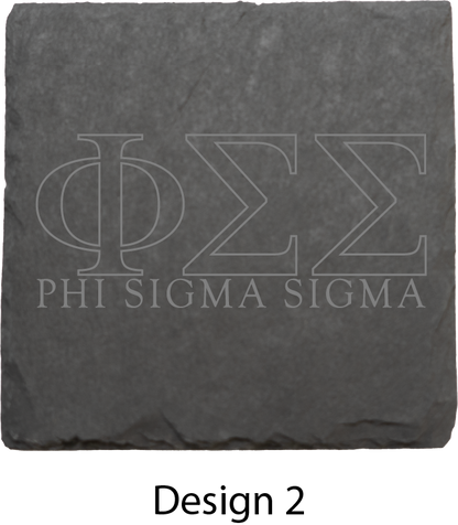 Phi Sigma Sigma Stone Coasters - 4-Pack