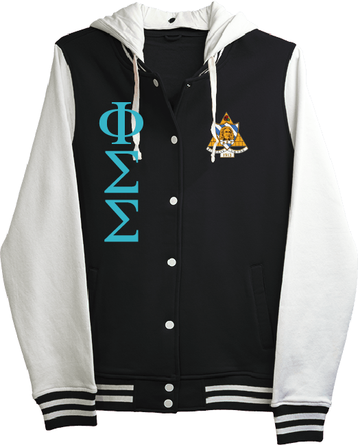 Phi Sigma Sigma Varsity Hooded Sweatshirt